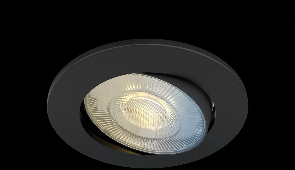 Calex Slimme Inbouwspot Set 3 - 2700K Warm Wit - Zwart
