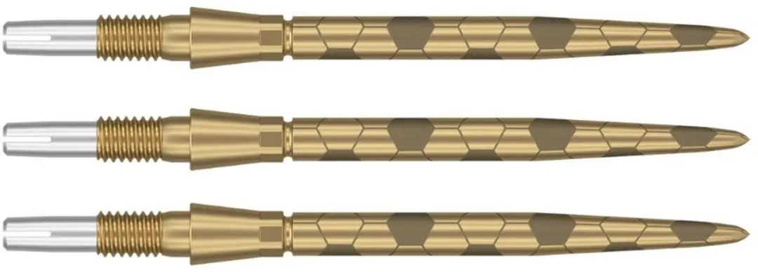 Target Swiss Points Storm Onyx Gold 30mm - 3 Stuks