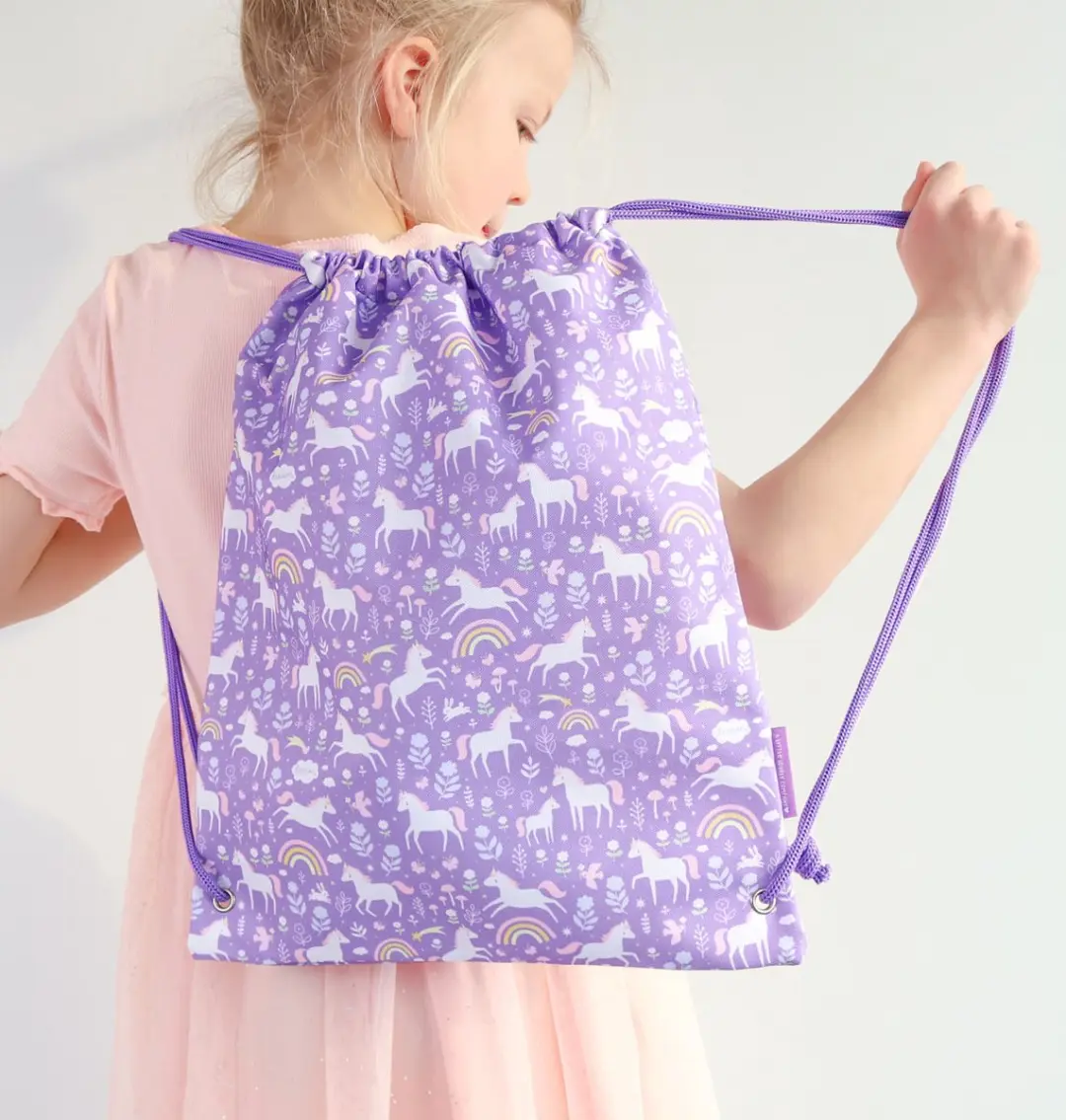 A Little Lovely Company Gymtas - Unicorn Dreams M