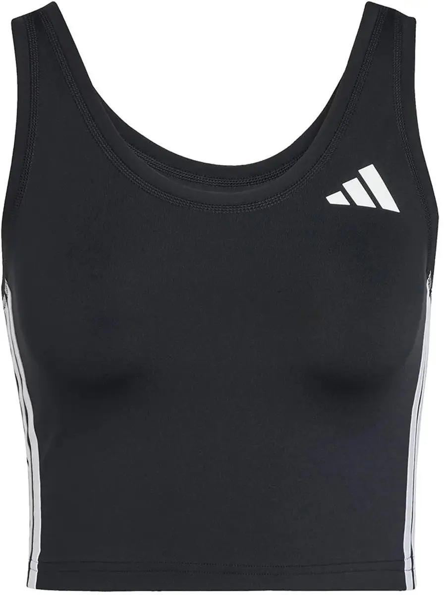 adidas Essentials Crop Tanktop M - Zwart
