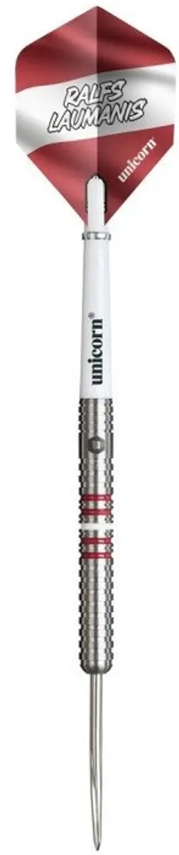 Unicorn Ralfs Laumanis 90% Dartpijlen - 3 Stuks - Rood/Zilver