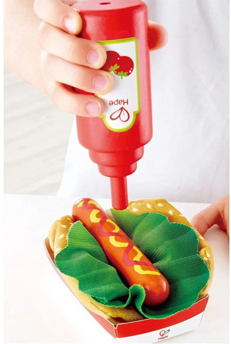 Hape Fast Food Set - Veelkleurig