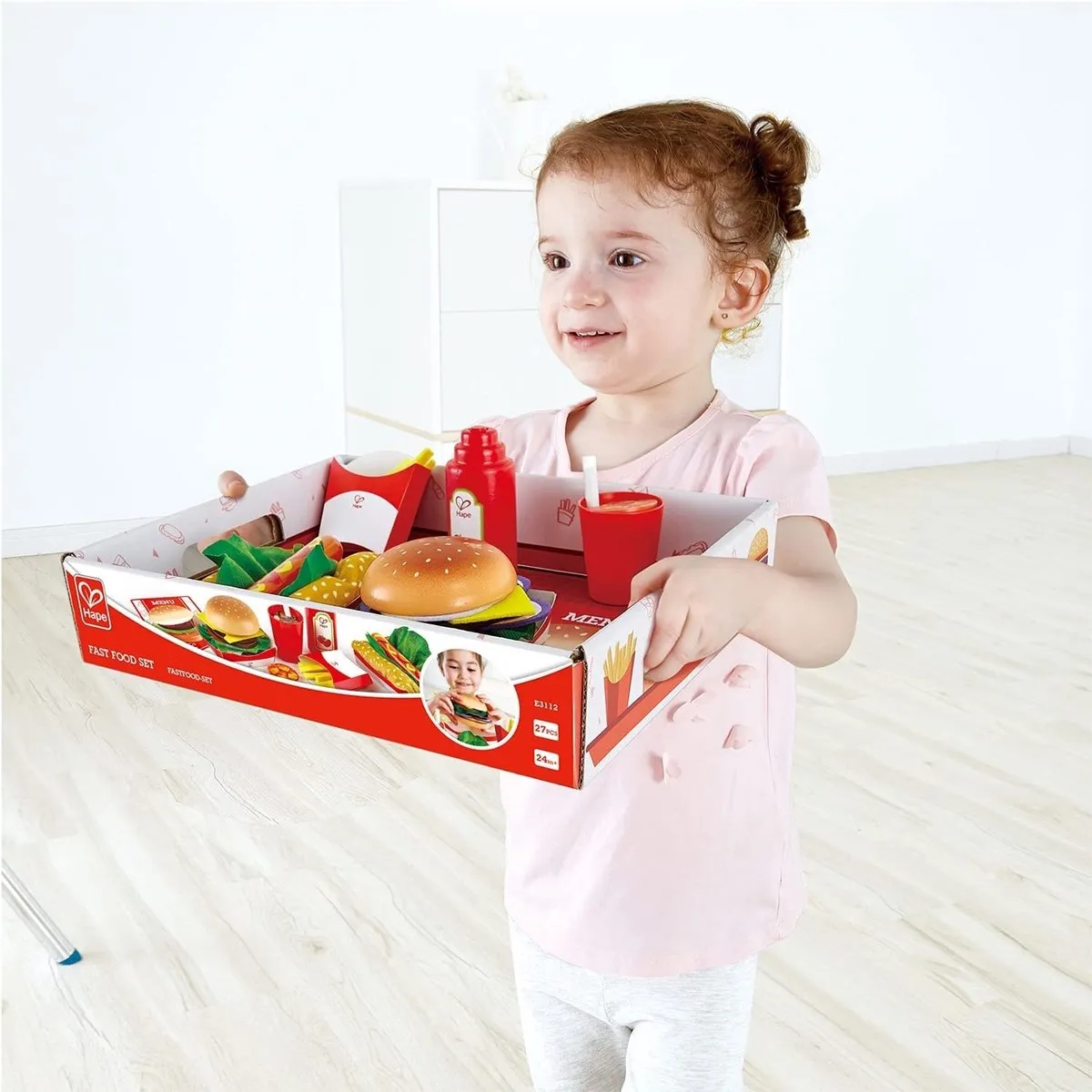 Hape Fast Food Set - Veelkleurig