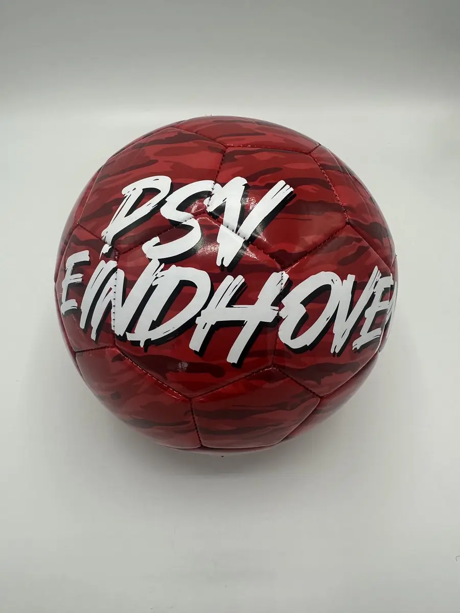 PSV Voetbal Est 1913 Camo Rood Maat 5