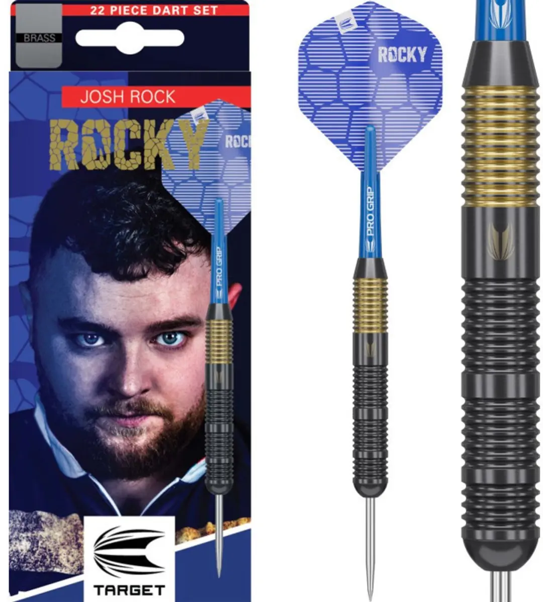 Target Josh Rock Brass Set Dartpijlen
