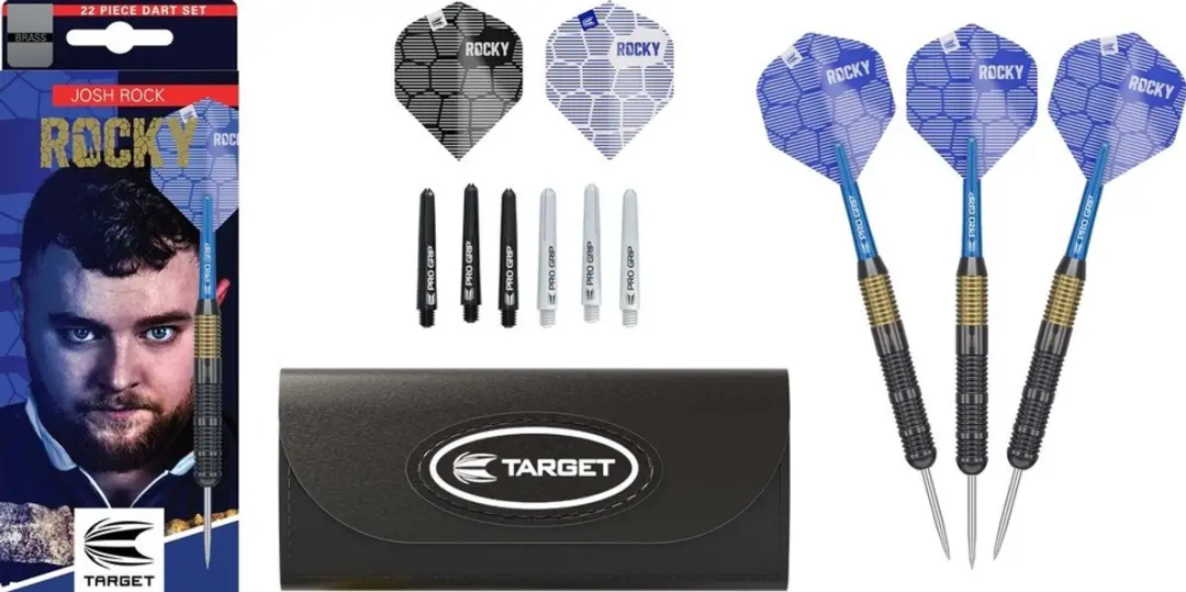 Target Josh Rock Brass Set Dartpijlen - 3 Stuks