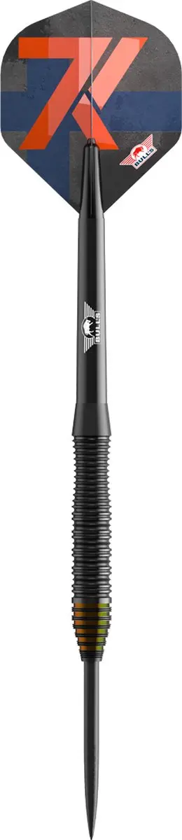 Bull's Jani Keskinarkaus Dartpijlen 24g - 3 Stuks - Oranje/Zwart - afbeelding 6 van 6