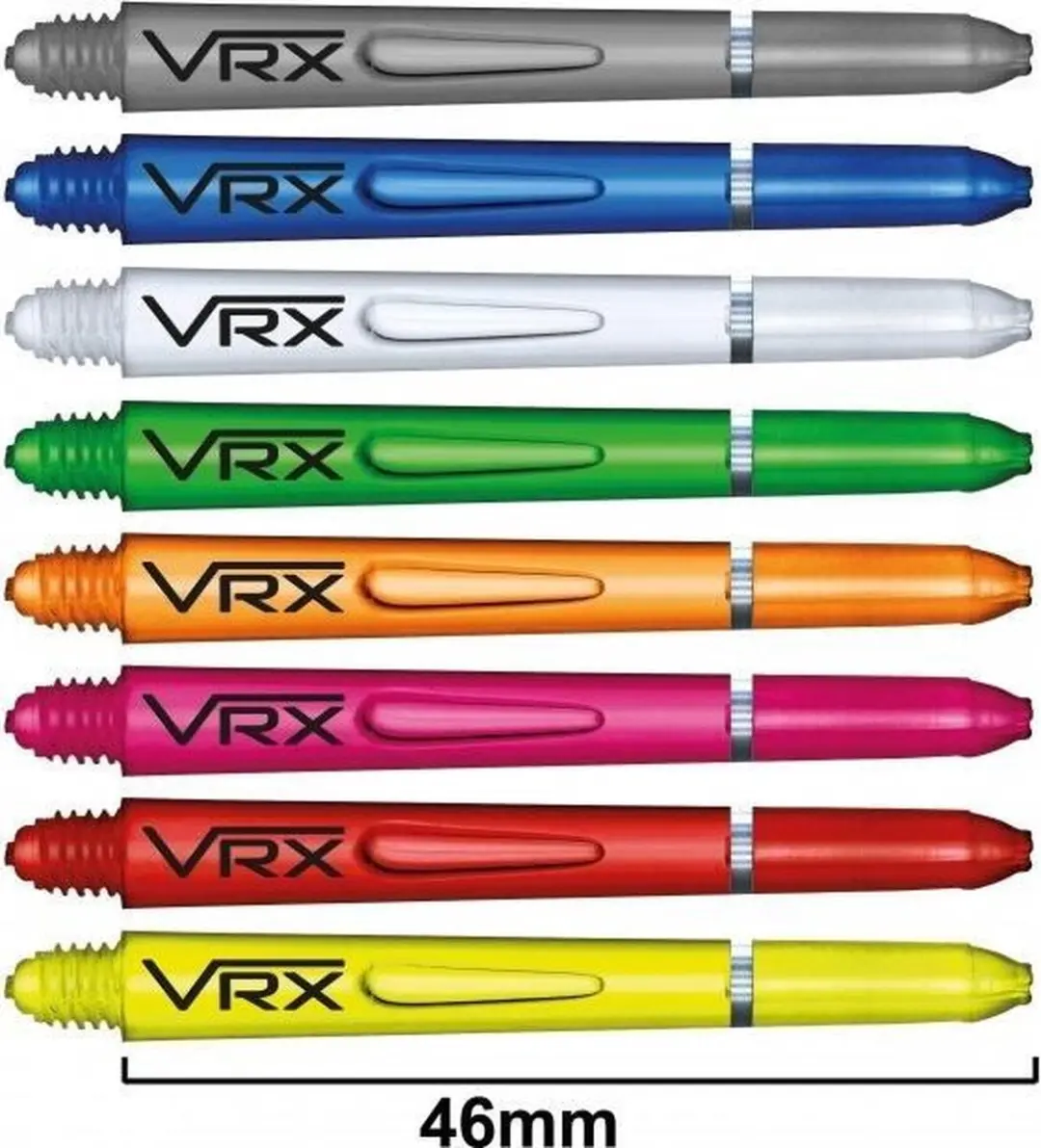 Red Dragon VRX TC457 Dart Shafts - 3 Stuks - Zwart