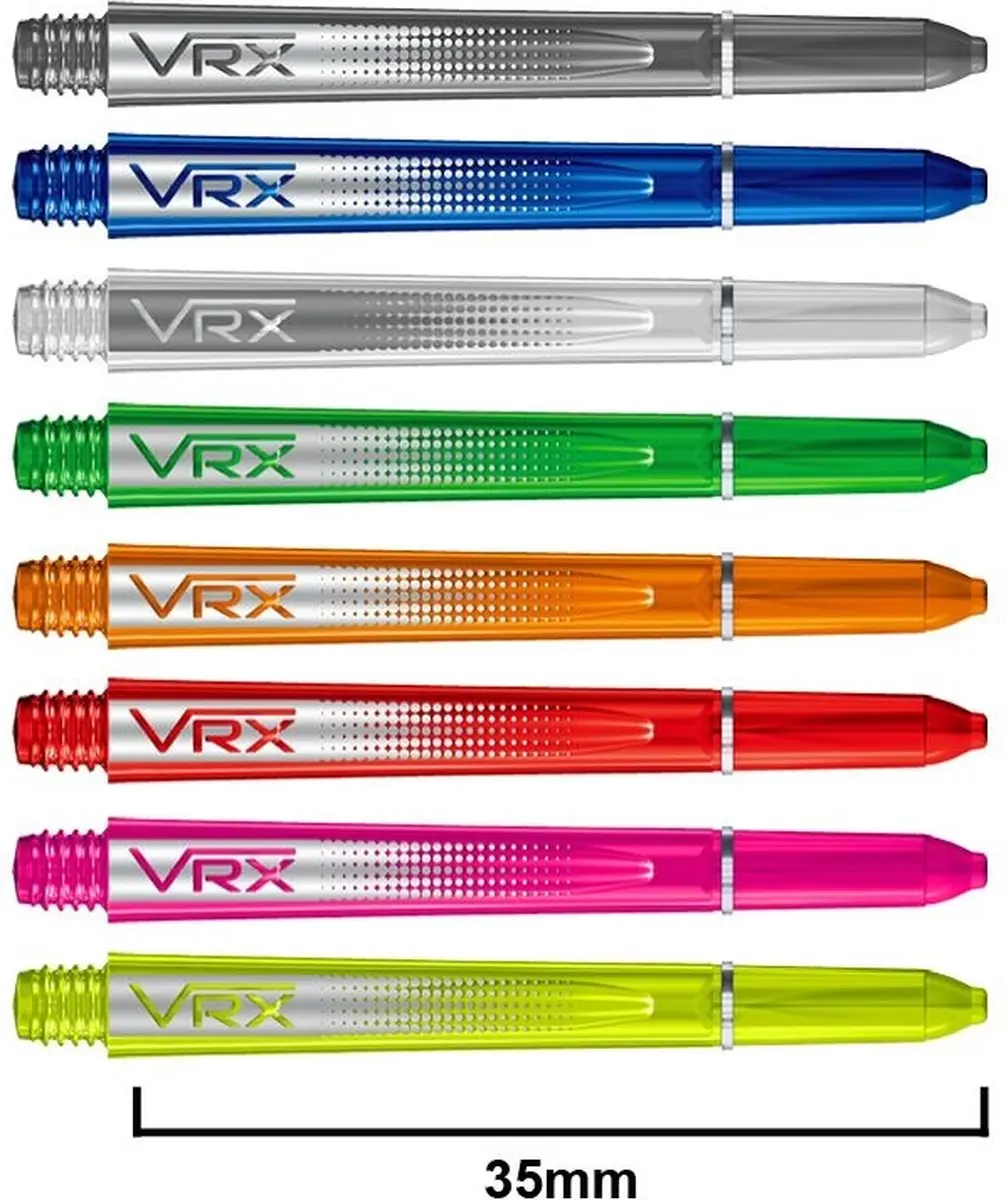 Red Dragon VRX TC457 Dart Shafts - 3 Stuks - Zwart