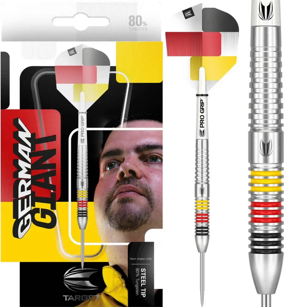 Target Gabriel Clemens 80% Dartpijlen 22g - 3 Stuks - Zilver