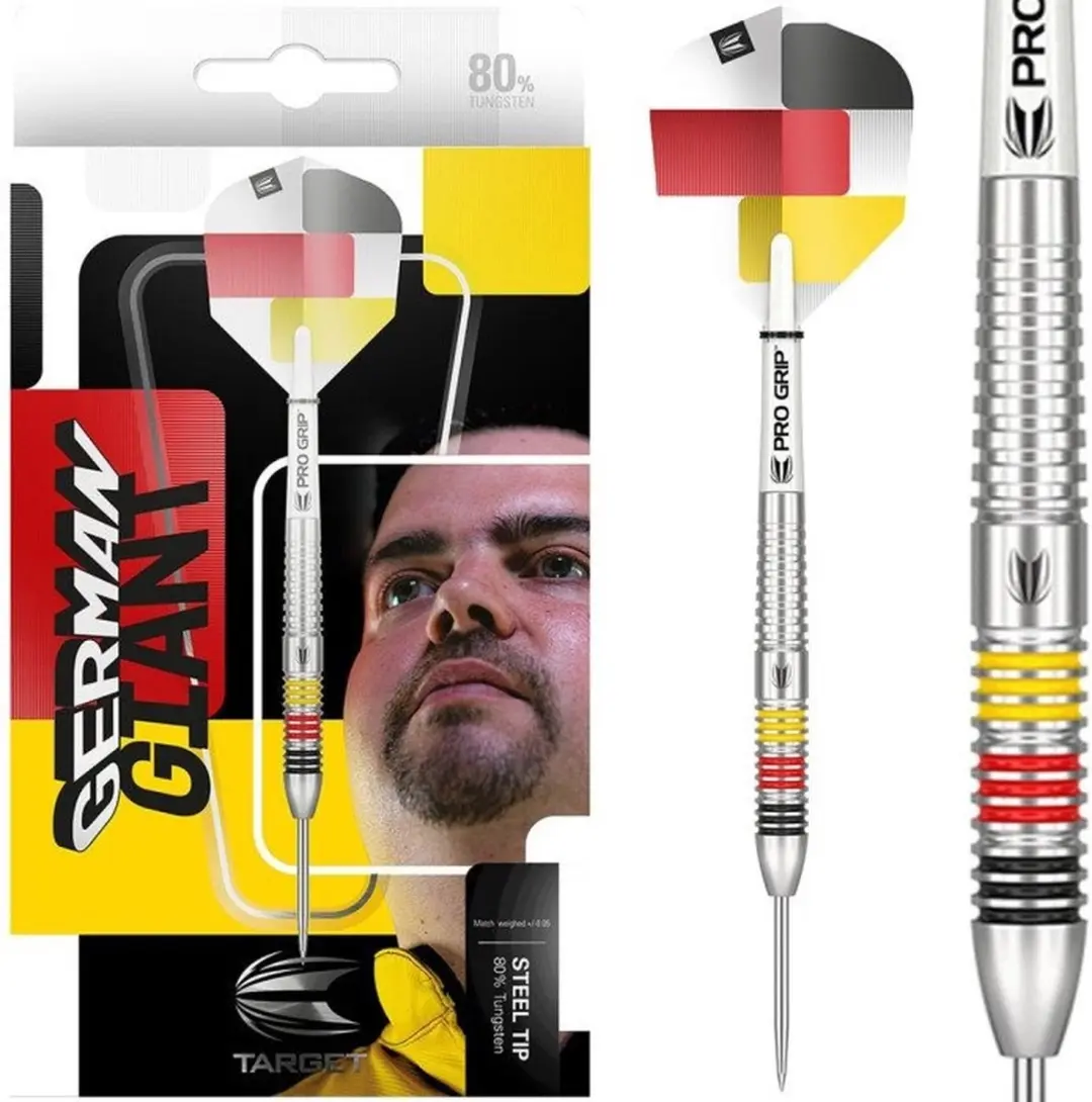 Target Gabriel Clemens 80% Dartpijlen 22g - 3 Stuks - Zilver