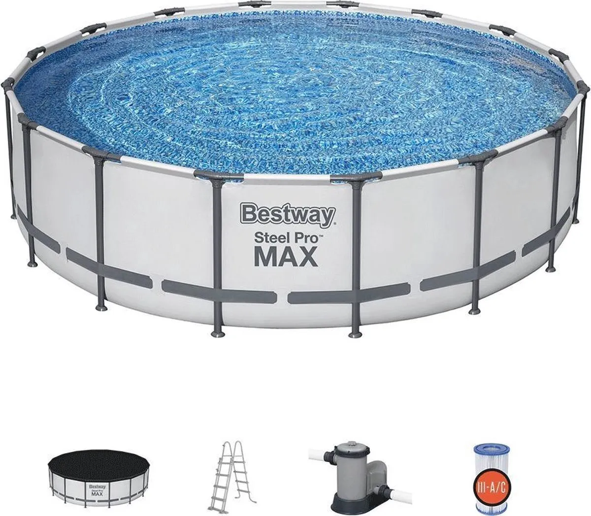 Bestway Steel Pro MAX Zwembadset 488x122cm