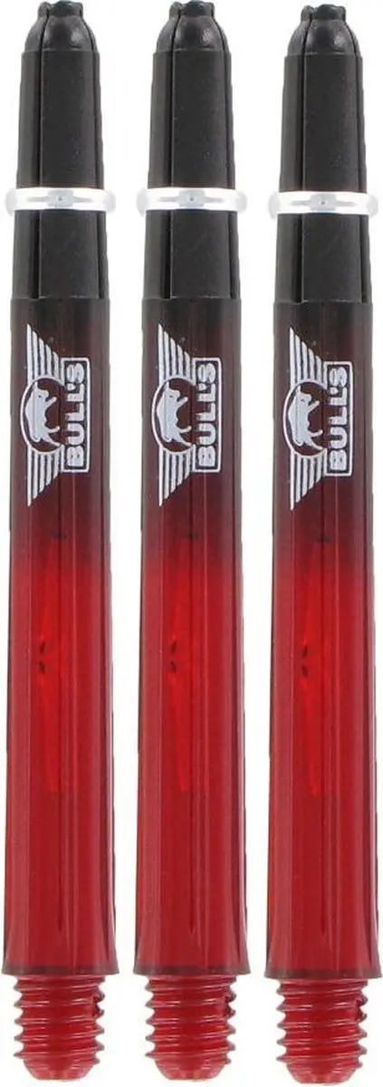 Bull's Airstriper Dart Shafts BU55241 - Rood - 3 Stuks