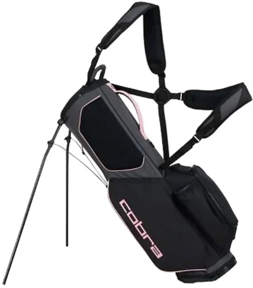 Cobra Ultralight Pro 2 Standbag - 5 Vakken - Zwart/Rozepink