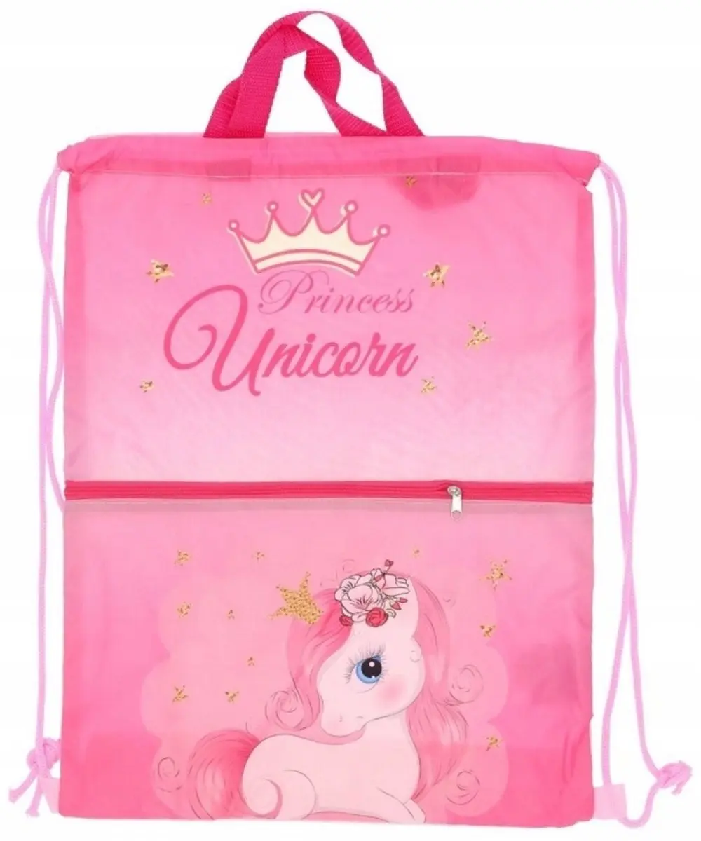 Unicorn Gymtas Roze - 40cm - 3L