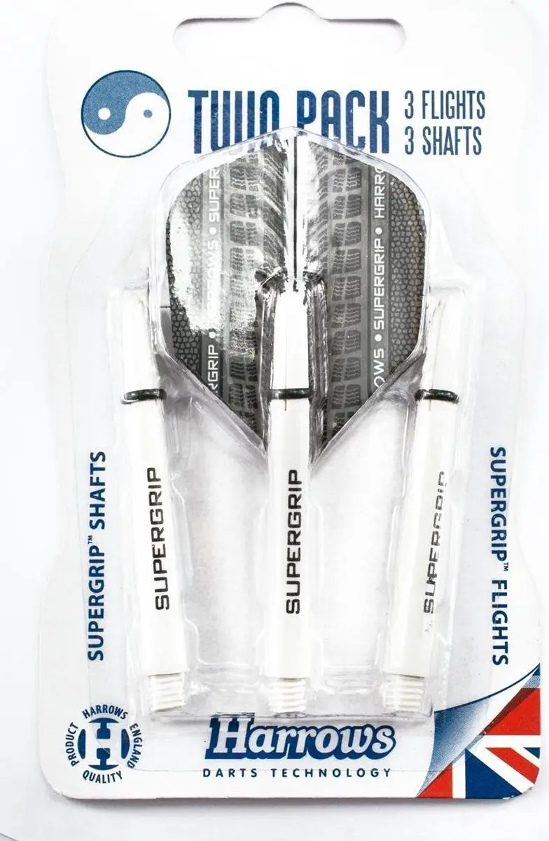Harrows TWIN PACK White Supergrip - 194510