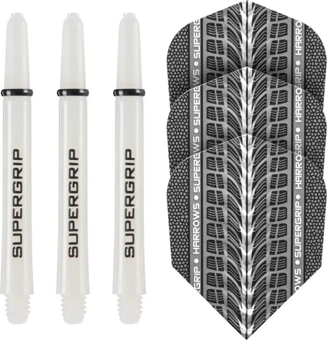Harrows TWIN PACK White Supergrip