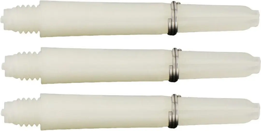 Bull's Nylon Shafts 34mm Wit - 18 Stuks