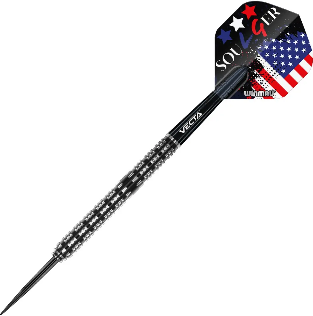 Winmau Leonard Gates 90% Dartpijlen - 3 Stuks - Zilver/Zwart - afbeelding 6 van 6