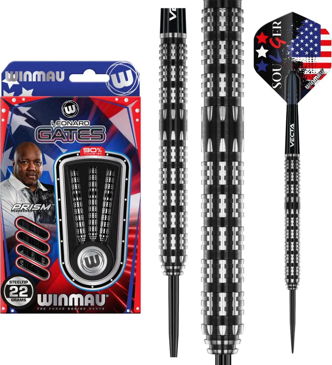 Winmau Leonard Gates 90% Dartpijlen