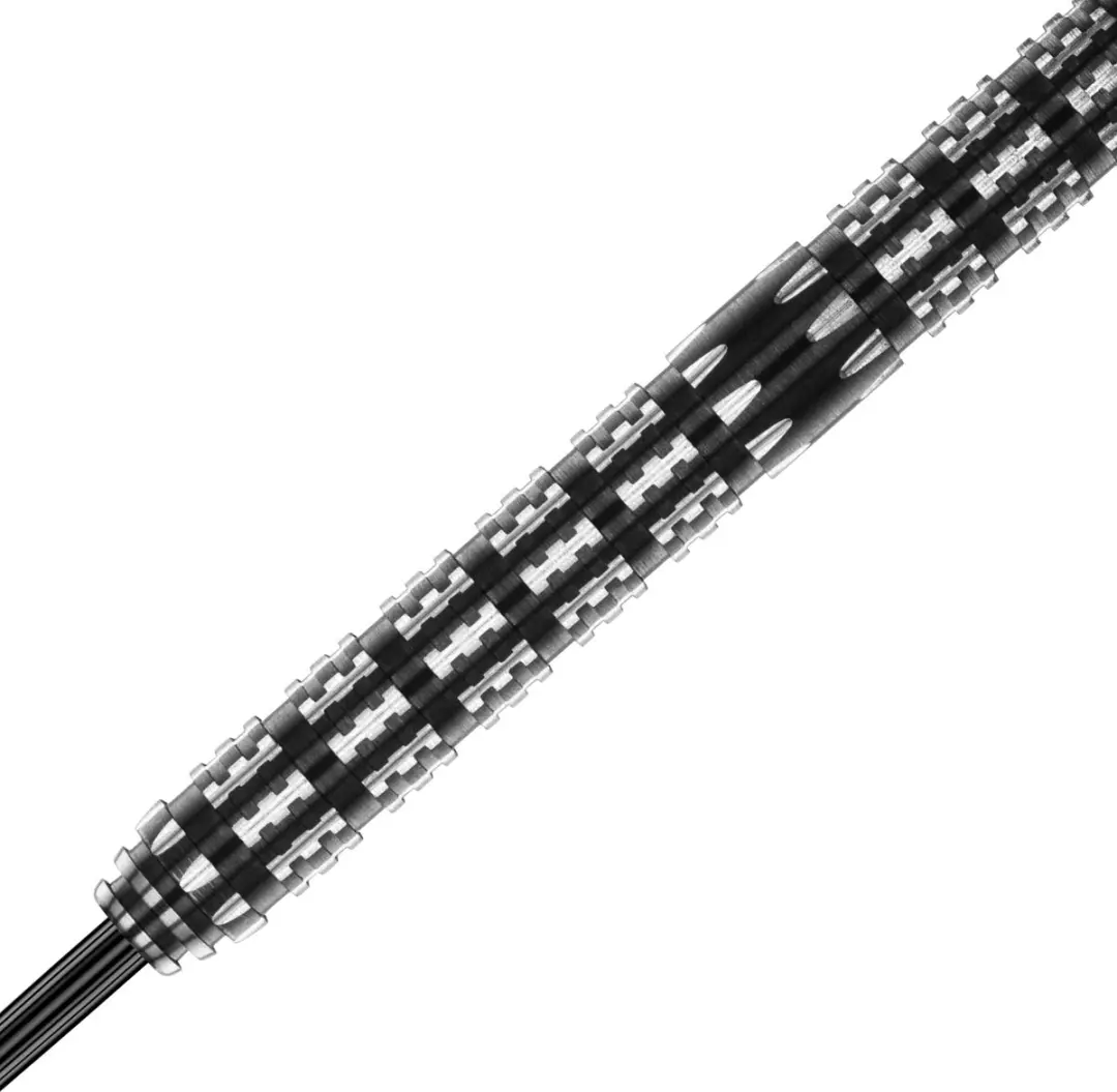 Winmau Leonard Gates 90% Dartpijlen - 3 Stuks - Zilver/Zwart