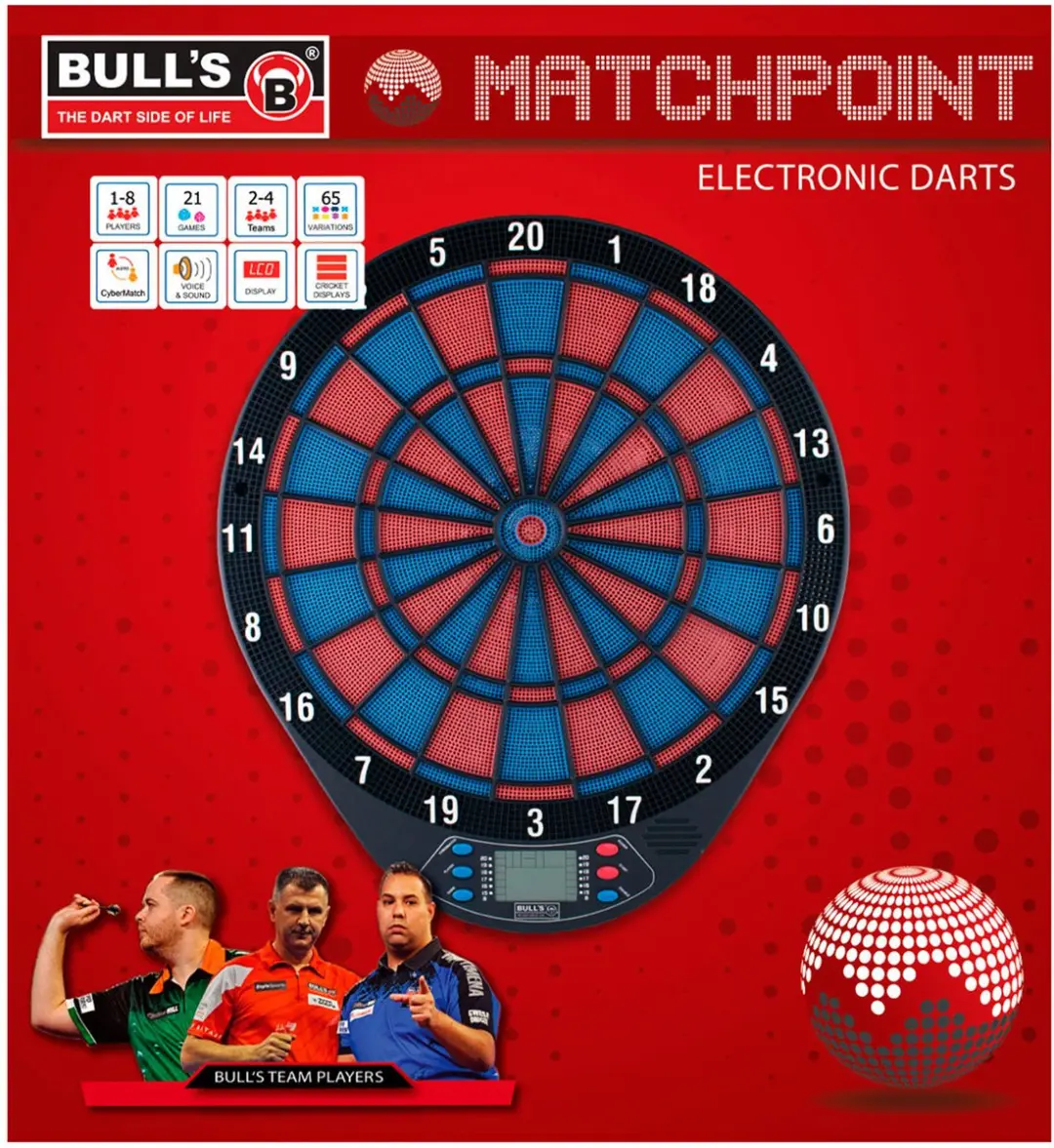 Bull's Matchpoint Elektronisch Dartbord 45cm