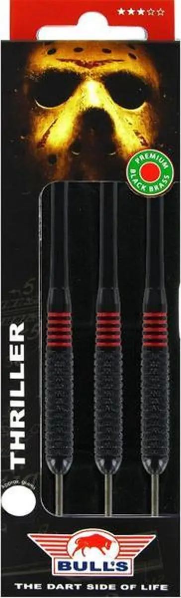 Bull's Thriller Black Brass Dartpijlen 3 Stuks