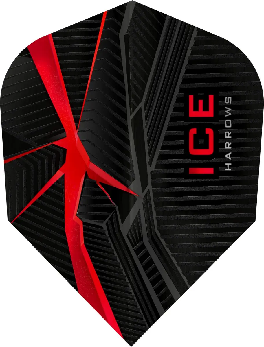 Harrows ICE Recut Red Dart Flights HF3403