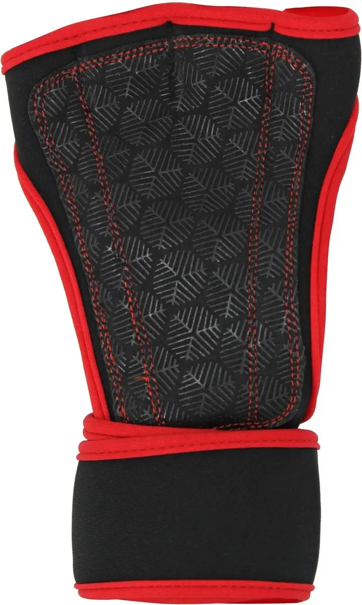 Legend Crossfit01Handstof Fitness Handschoenen - One Size - Zwart/Rood