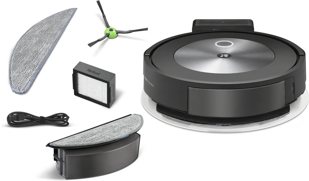 iRobot Roomba Combo j5178 Robotstofzuiger - Donkergrijs - afbeelding 2 van 6