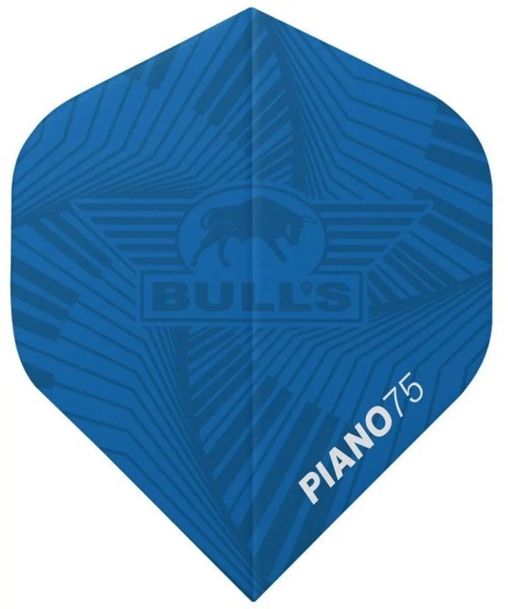 Bull's Flights Piano 75 nr.2 Blauw - 3 Stuks