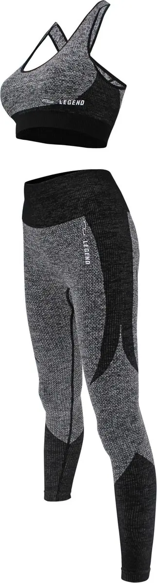 Legend Black Crossback Sportlegging M