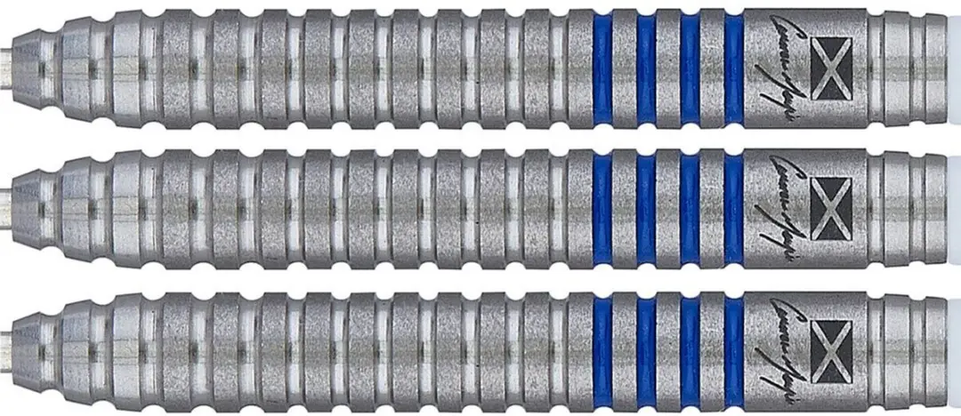 Unicorn Cameron Menzies Phase 2 Dartpijlen 90% - 3 Stuks - Zilver/Blauw