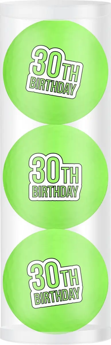 Legend Golfballen 30 Jaar Happy Birthday
