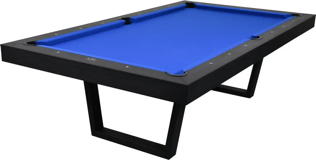 Buffalo Harlem Pooltafel 8ft - Zwart met blauw laken