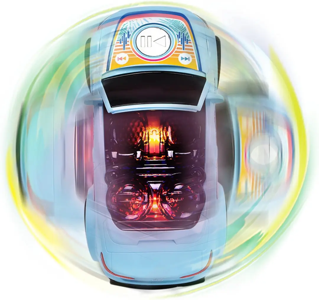 Dickie Beatz Spinner Mercedes E Class 23cm - Blauw/Zwart/Grijs
