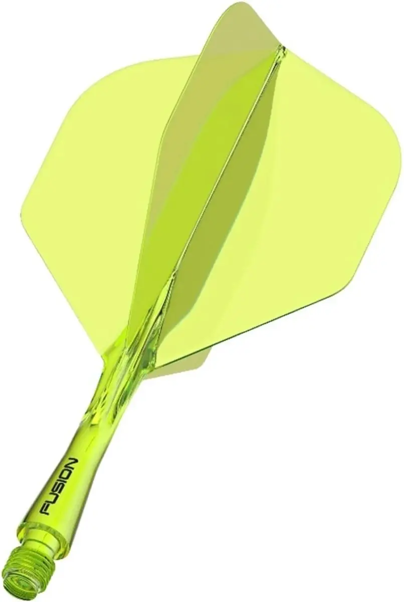Winmau Fusion Neon Geel Dart Flights - 3 Stuks