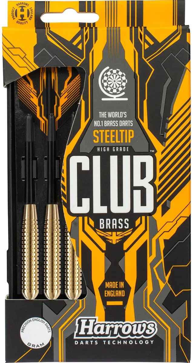 Harrows Club Brass 23Gr - Multicolor - 3 Stuks