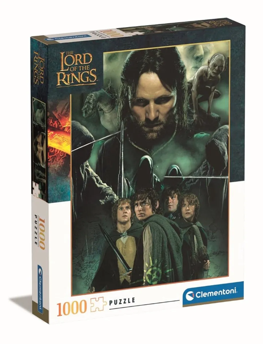 Clementoni Lord of the Rings Puzzel 1000 Stuks - Multikleur
