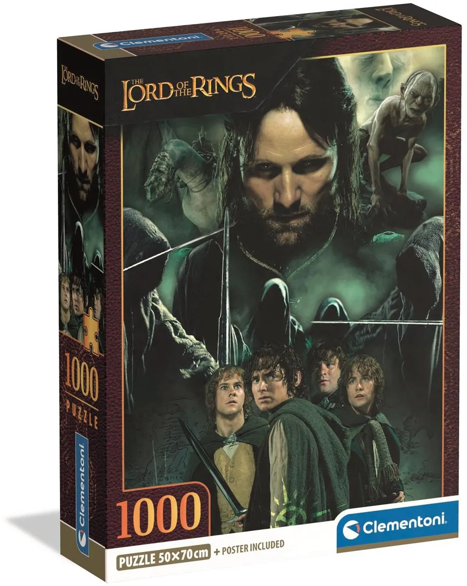 Clementoni Lord of the Rings Puzzel 1000 Stuks