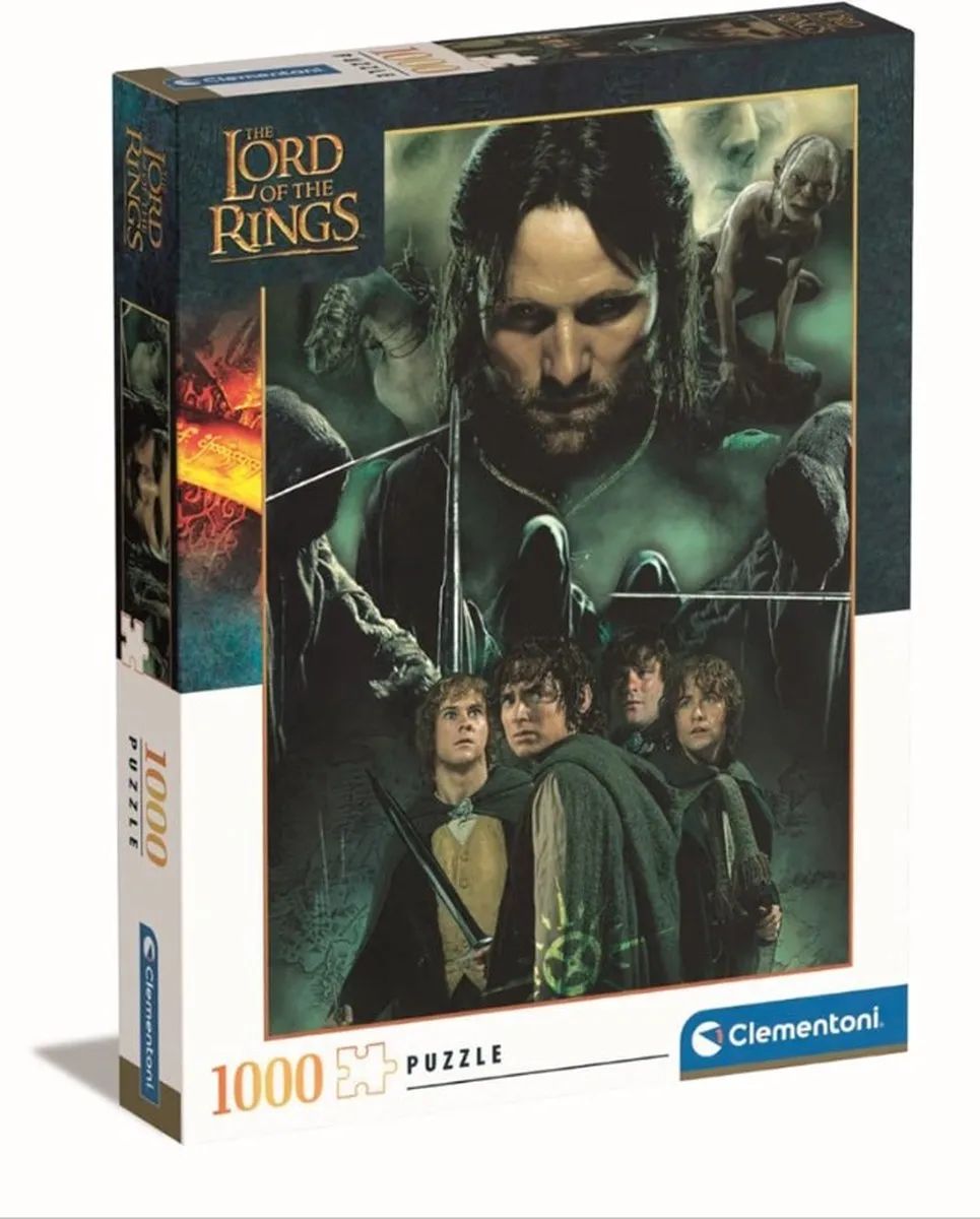 Clementoni Lord of the Rings Puzzel 1000 Stuks - Multikleur