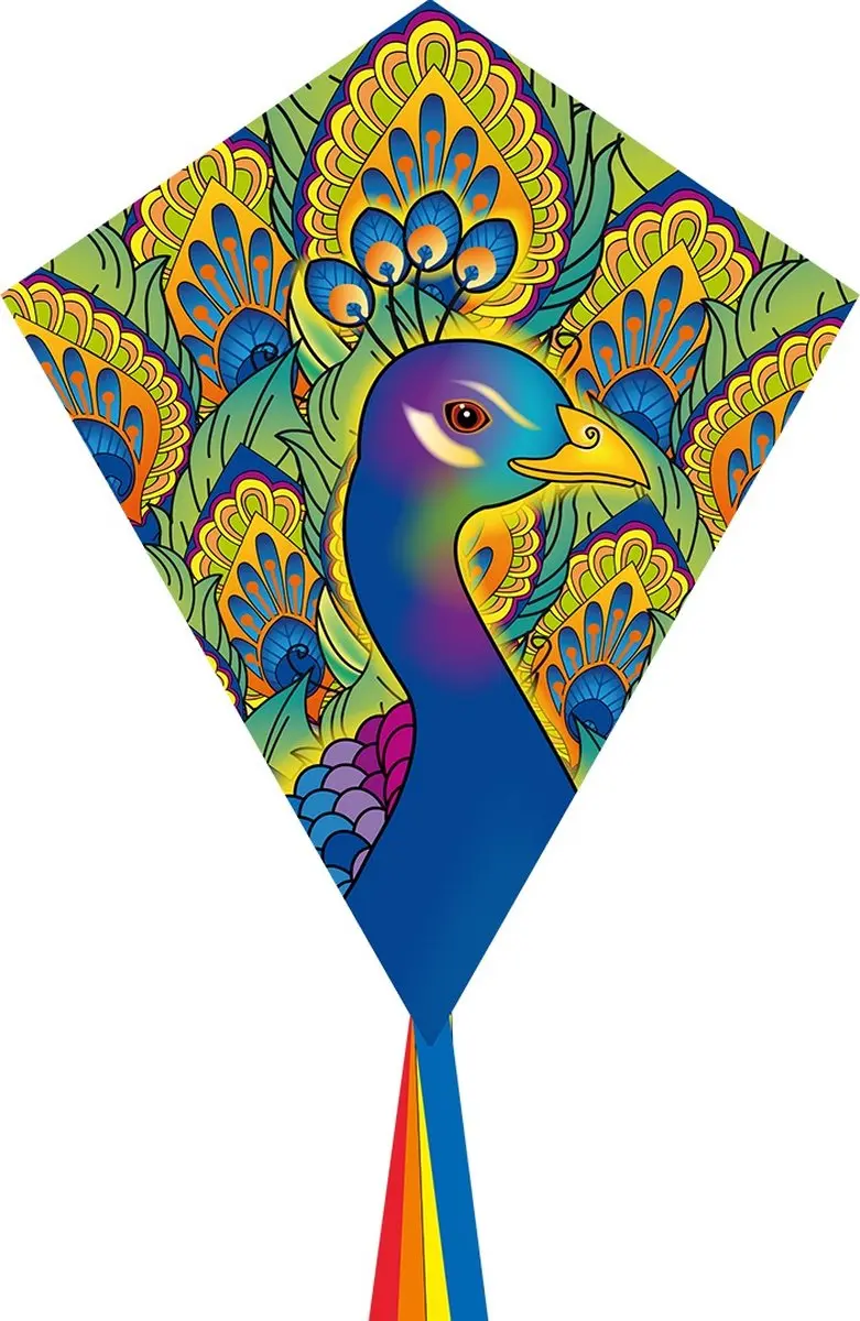 Ecoline Vlieger Eddy Peacock 580mm - Windsterkte 2-5 bft