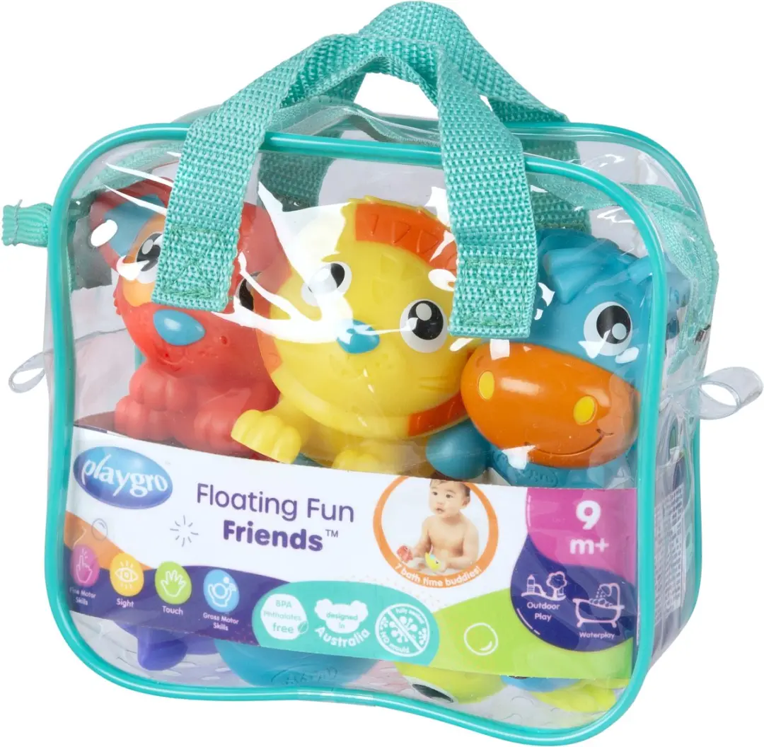 Playgro Floating Fun Friends Badspeelgoed - Multicolor