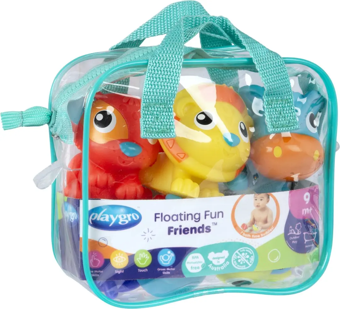 Playgro Floating Fun Friends Badspeelgoed - Multicolor