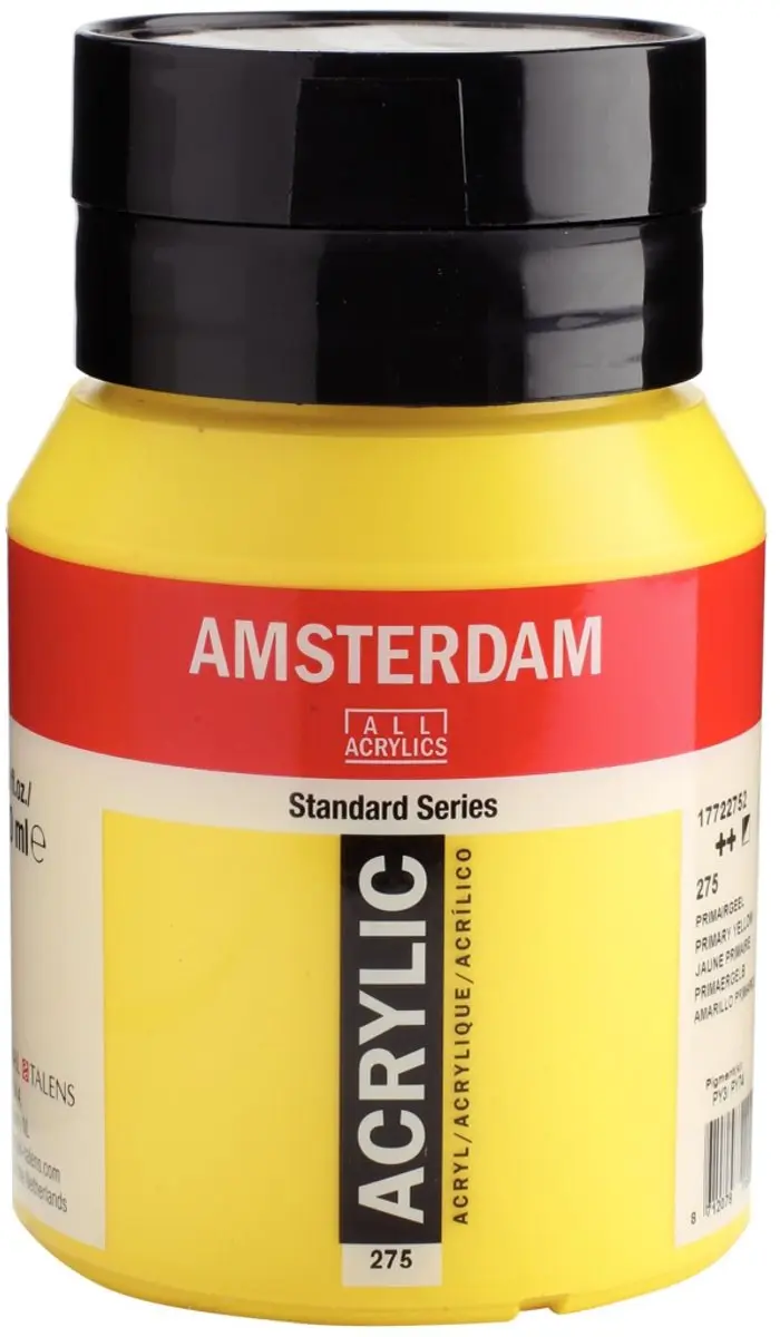 Amsterdam Standard Acrylverf 500ml - Primairgeel 275