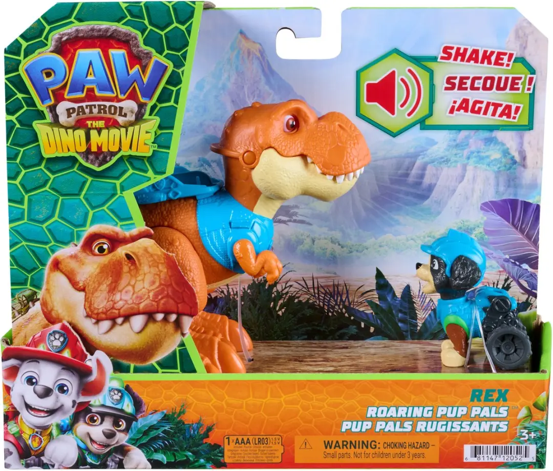 PAW Patrol Rex Roaring Pup Pals - Dino T. rex 12,7cm Multicolor