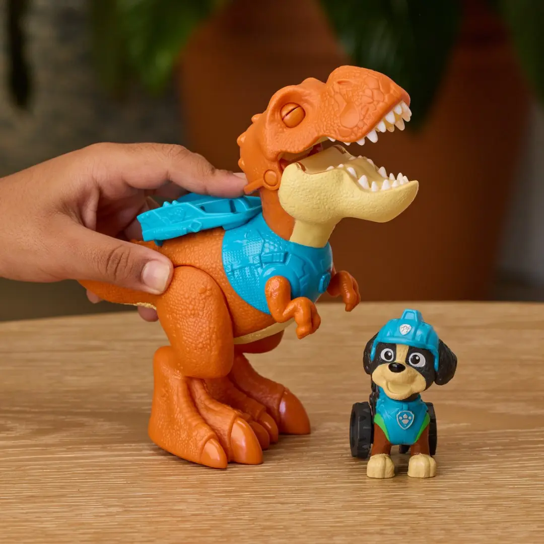 PAW Patrol Rex Roaring Pup Pals - Dino T. rex 12,7cm Multicolor - afbeelding 6 van 6