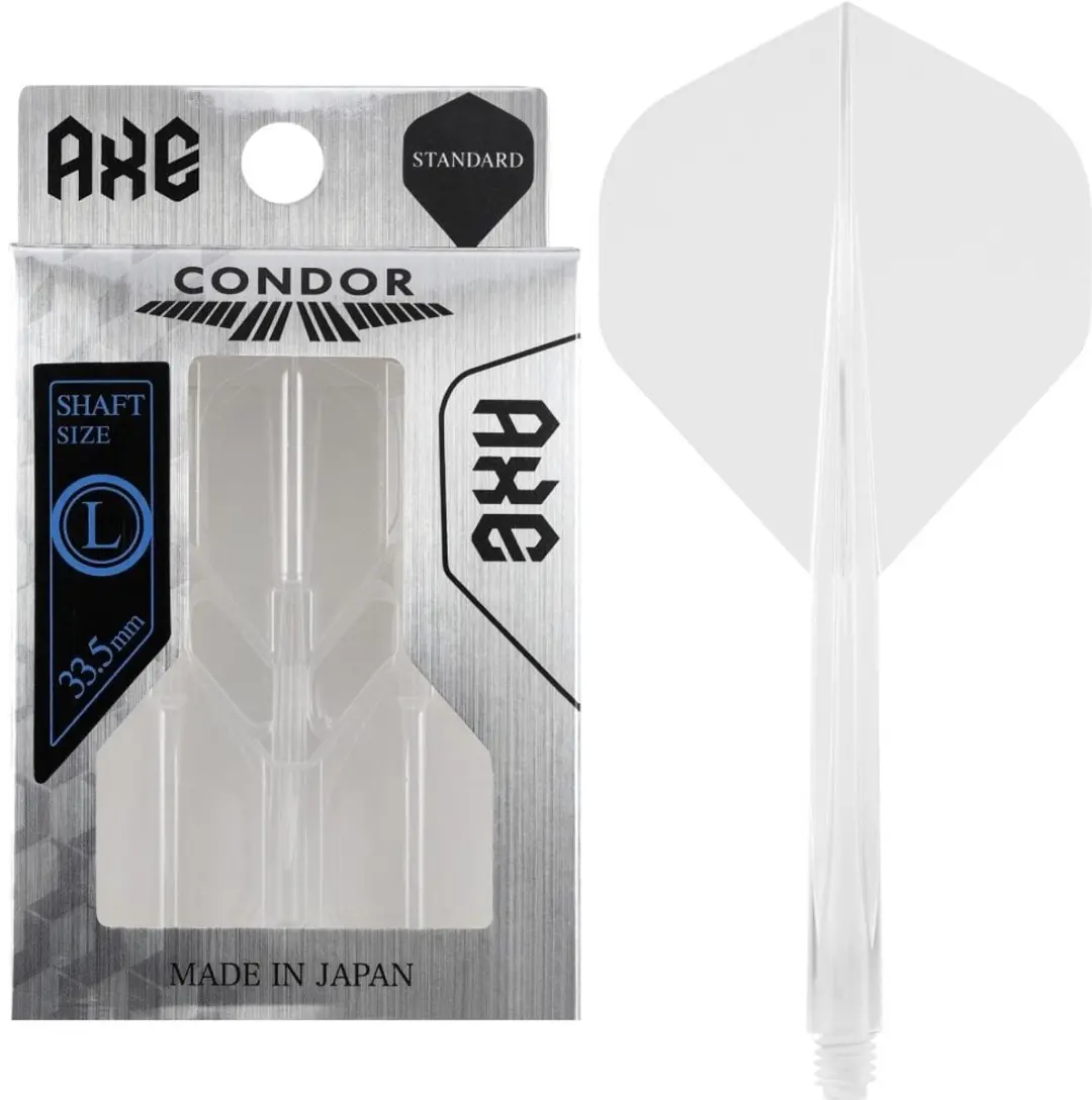 Condor Axe Flight System CN0001130 Dart Flights - Transparant