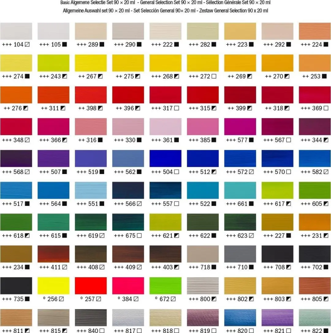 Amsterdam Standard Series Acrylverf - 90 Kleuren 20ml