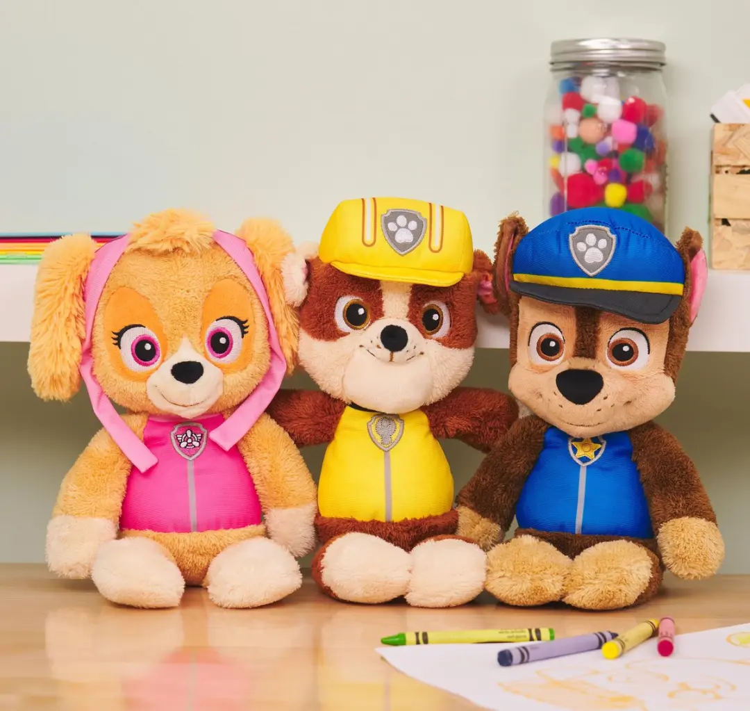 PAW Patrol Pluche Marshall 33cm - Rood/Wit